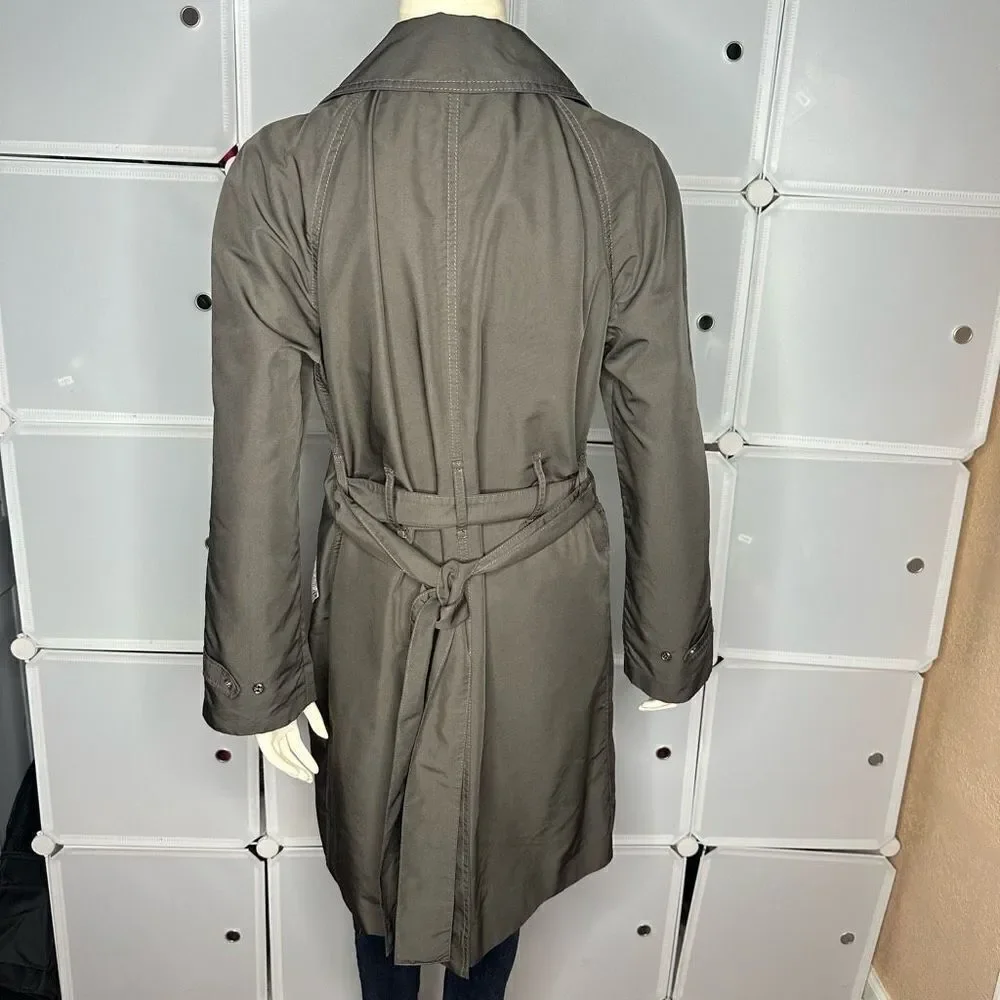 Tory Burch Gray Lightweight Trench Coat